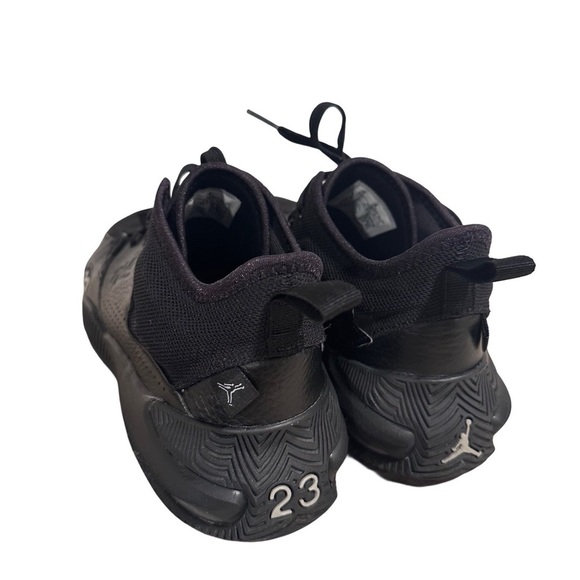 Nike Air Jordan Stay Loyal 2 Black & Silver Leather Sneaker Shoes 23, US 8.5 EUC - Picture 8 of 17